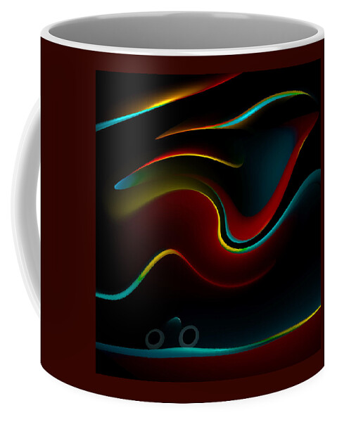 Ride Coffee Mug featuring the digital art The Ride by Danielle R T Haney