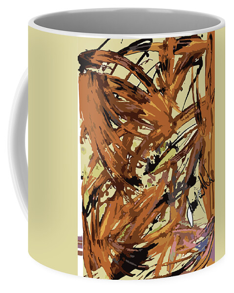  Coffee Mug featuring the digital art The Road by Jimmy Williams