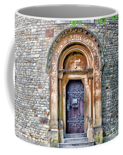 Ancient Coffee Mug featuring the photograph the Rotunda of St Martin in Vysehrad by Vivida Photo PC