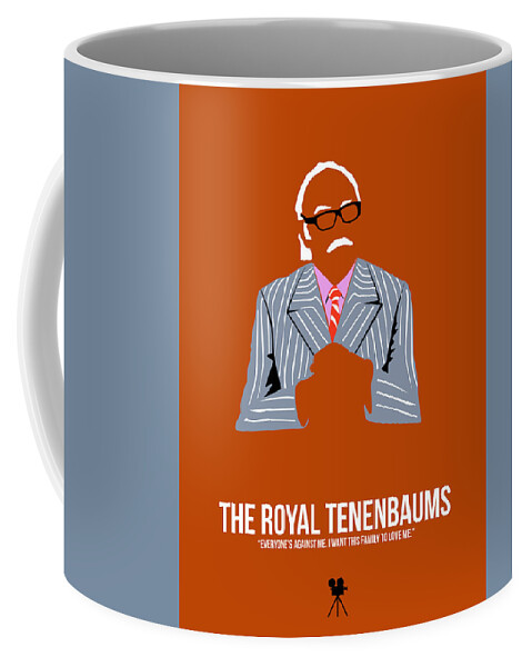The Royal Tenenbaums Coffee Mug featuring the digital art The Royal Tenenbaums by Naxart Studio