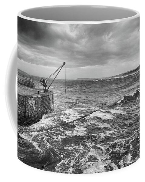 Salmon Coffee Mug featuring the photograph The Salmon Fisheries, Portrush by Nigel R Bell