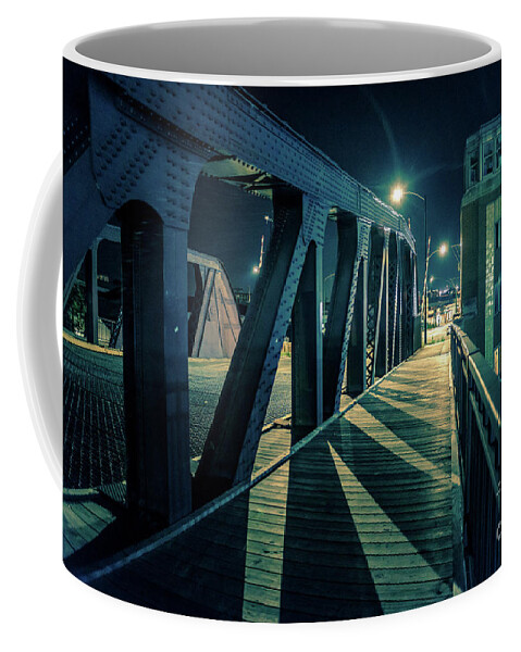 Bridge Coffee Mug featuring the photograph The Shiny Tower by Bruno Passigatti
