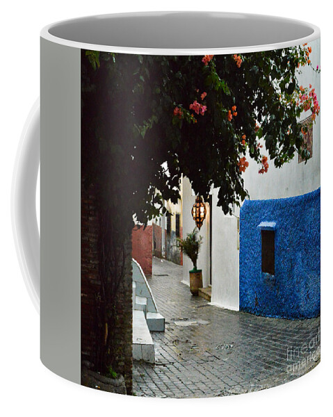 Tangier Coffee Mug featuring the photograph The streets of Tangier by Yavor Mihaylov