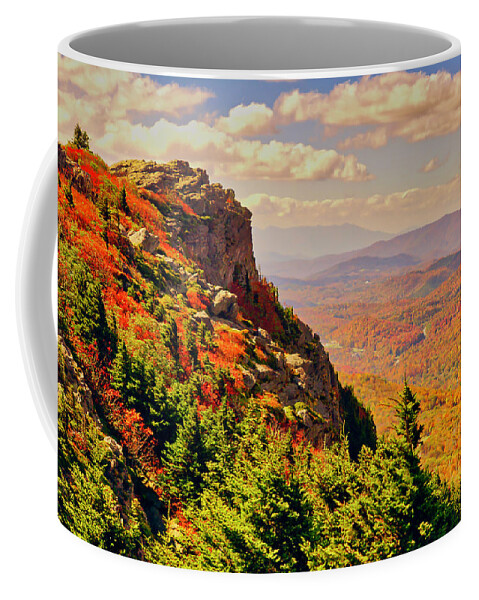 Fall Coffee Mug featuring the photograph The Summit in Fall by Meta Gatschenberger