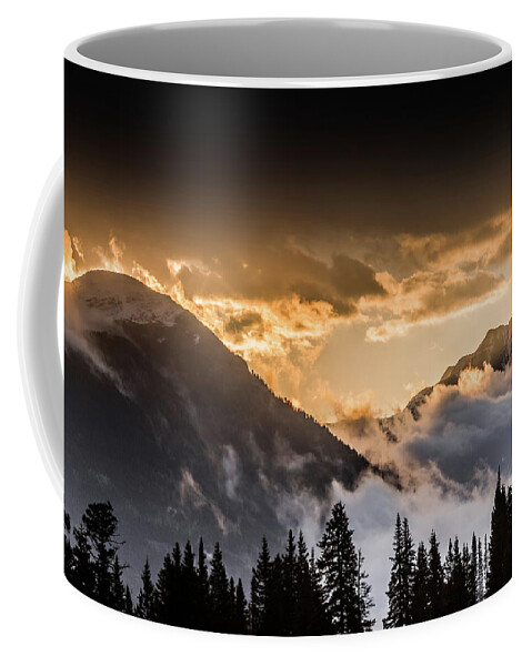 Clouds Coffee Mug featuring the photograph The Sun is Coming by Dennis Dempsie