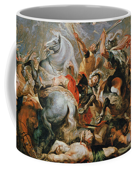 Art Coffee Mug featuring the painting The Victory And Death Of Decius Mus by Peter Paul Rubens