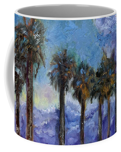 Melissa A. Torres Coffee Mug featuring the painting There they Stand by Melissa Torres