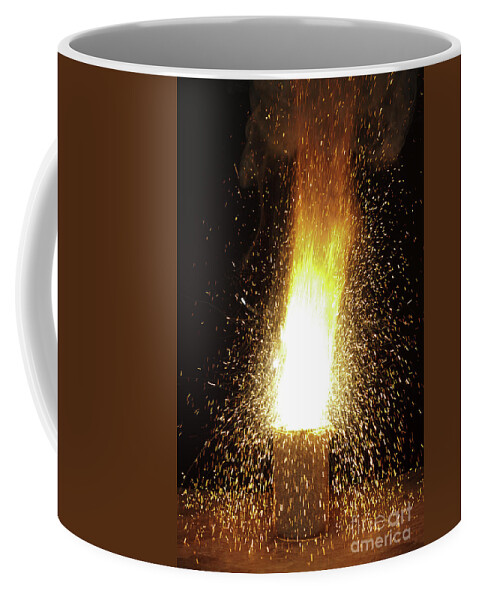 Thermite Reaction Coffee Mug by Turtle Rock Scientific - Pixels