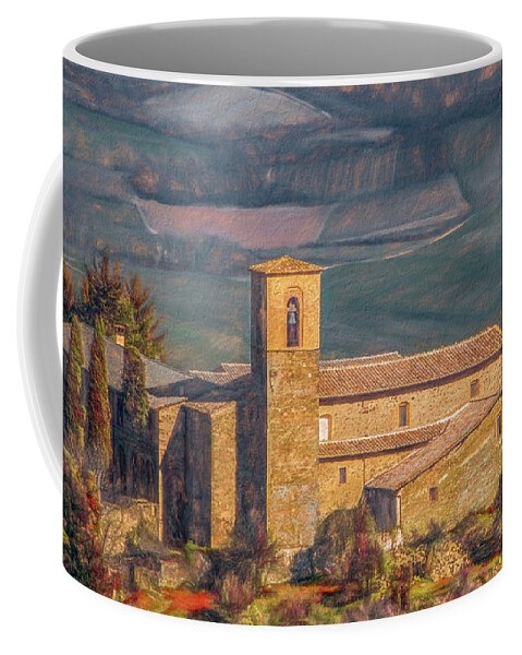 Tuscany Coffee Mug featuring the photograph This Is Tuscany, Painterly by Marcy Wielfaert