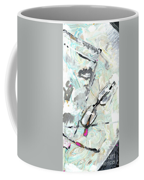 Still Life Coffee Mug featuring the painting This Is Why I Hate Needles by Joseph A Langley