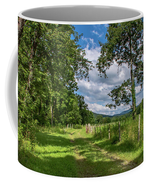 Sparks Lane Coffee Mug featuring the photograph Picnic Spot by Marcy Wielfaert