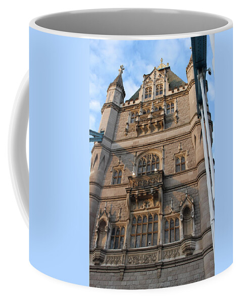 Tower Bridge Coffee Mug featuring the photograph Tower Bridge Close Up by Laura Smith
