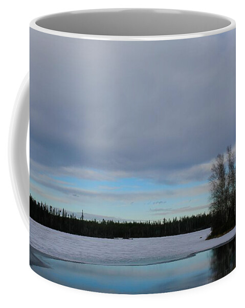 Arctic Coffee Mug featuring the photograph Tranquil Arctic River by Suzanne Lorenz
