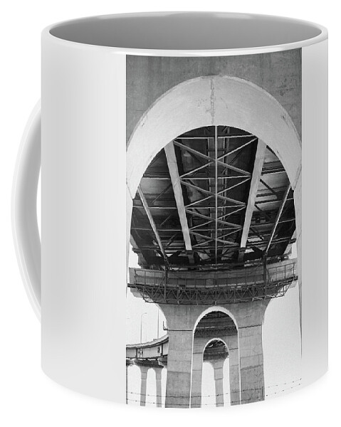 Bridge Coffee Mug featuring the photograph Transit 2 by Ryan Weddle
