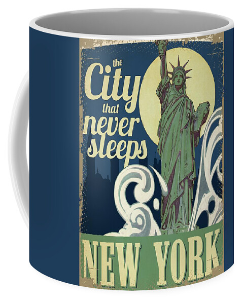 Travel Poster_new York Coffee Mug by J.c. Leyendecker - Fine Art America