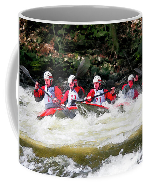 Race Coffee Mug featuring the photograph Triple Crown-21 by Tom Cameron