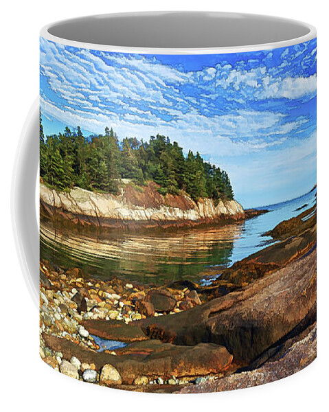 Maine Seashore Coffee Mug featuring the photograph Trust Your Intuition by ABeautifulSky Photography by Bill Caldwell