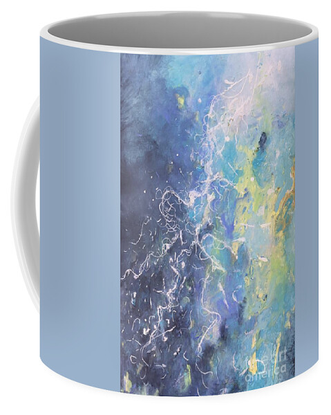 Turning Point Coffee Mug featuring the painting Turning Point by Jacqui Hawk