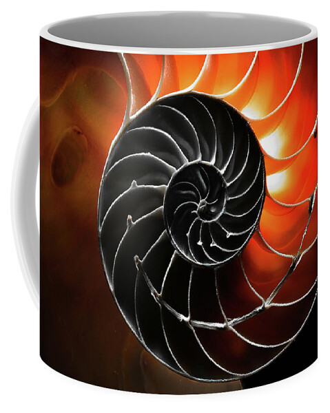 Closeup Coffee Mug featuring the photograph Twirl by Jim Painter