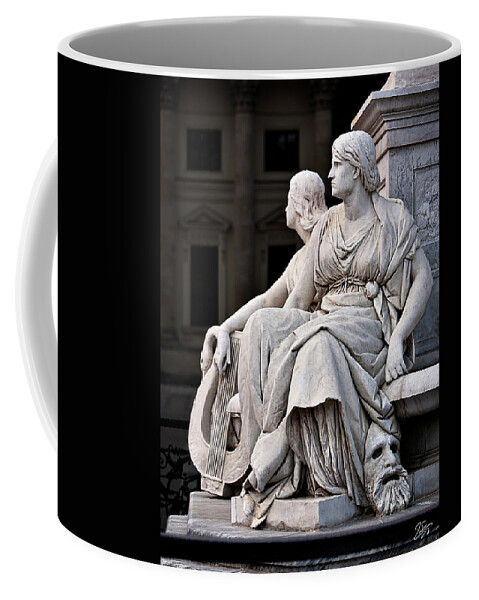 Endre Coffee Mug featuring the photograph Two Muses by Endre Balogh