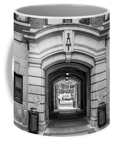 . Big Ten Campus Coffee Mug featuring the photograph U of M corridor 2 by John McGraw