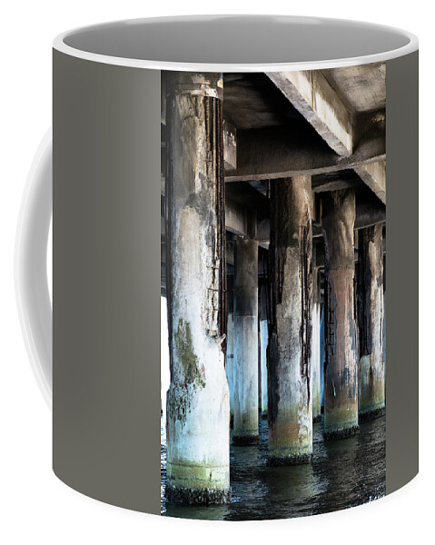 Boardwalk Coffee Mug featuring the photograph Under the boardwalk 2 by Glen Carpenter