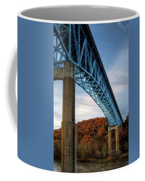 Interstate Coffee Mug featuring the photograph Under the Interstate by David Dufresne