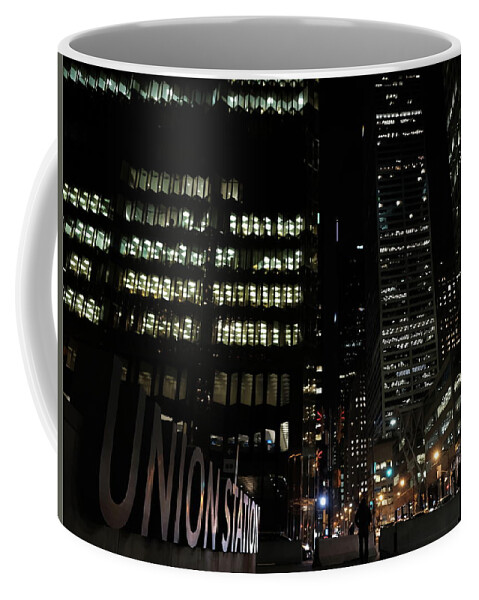 Toronto Coffee Mug featuring the photograph Union by Kreddible Trout