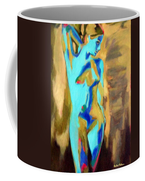 Contemporary Art Coffee Mug featuring the painting Until forever by Helena Wierzbicki
