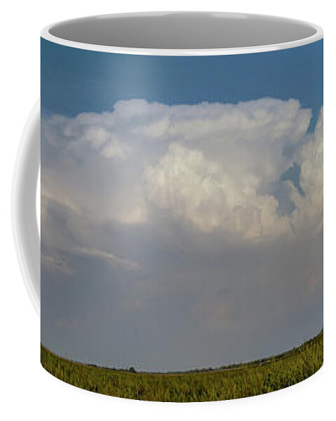 Nebraskasc Coffee Mug featuring the photograph Updrafts and Anvil 036 by NebraskaSC