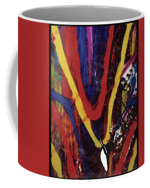  Coffee Mug featuring the digital art V by Jimmy Williams