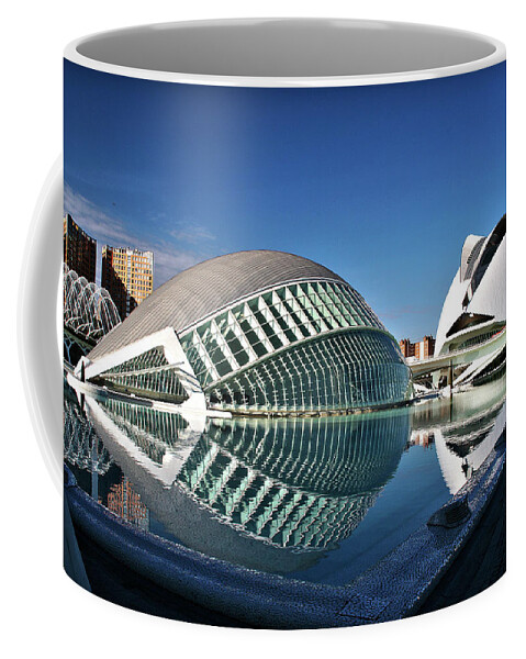 Valencia Coffee Mug featuring the photograph Valencia, Spain - City of Arts and Sciences by Richard Krebs