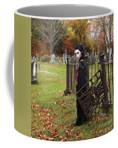 Halloween Coffee Mug featuring the photograph Vampire Costume 2 by Amy E Fraser