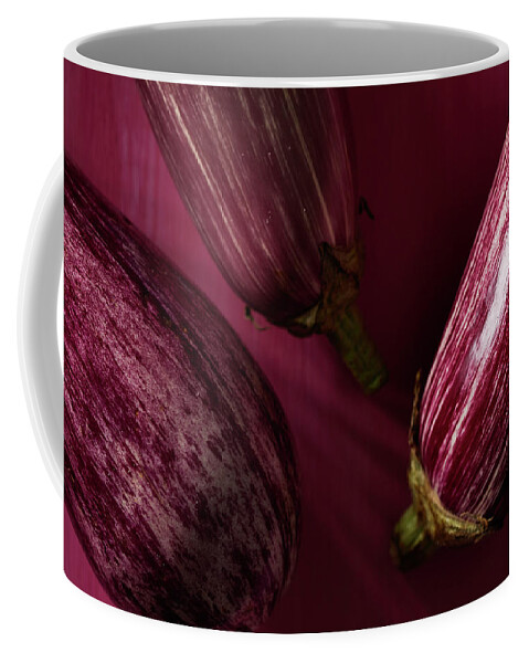 Food Coffee Mug featuring the photograph Variegated Eggplant by Cuisine at Home