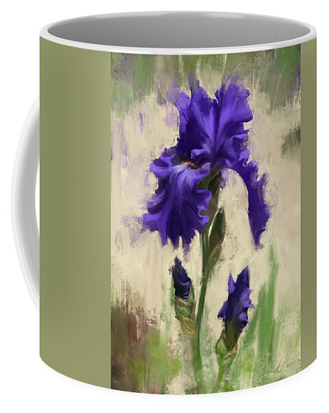 Flower Coffee Mug featuring the digital art Velvet Beauty by Garth Glazier