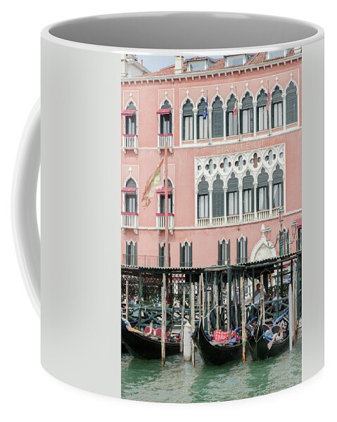 Venice Coffee Mug featuring the photograph Venice in Pink by Iris Richardson