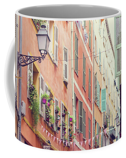 Old Town Nice France Wall Art Coffee Mug featuring the photograph Vieux Nice - Nice, France by Melanie Alexandra Price