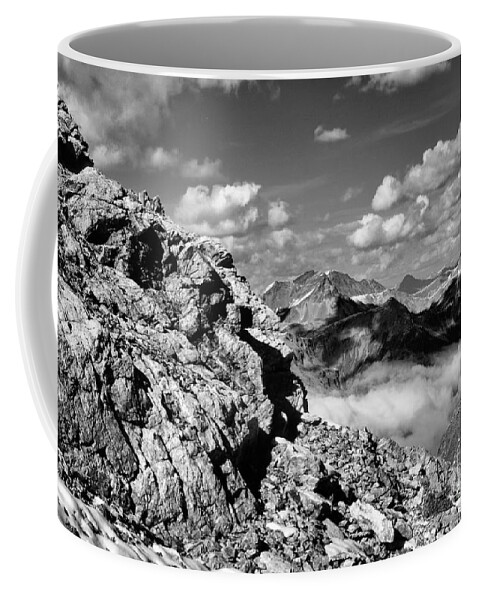 Mountains Coffee Mug featuring the photograph View from Diavolezza by Steve Ember