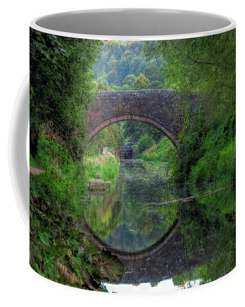 Bridge Coffee Mug featuring the photograph View Through The Bridge by Jeff Townsend