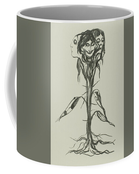 19th Century Art Coffee Mug featuring the relief Vignette - Amaryllis by Edvard Munch