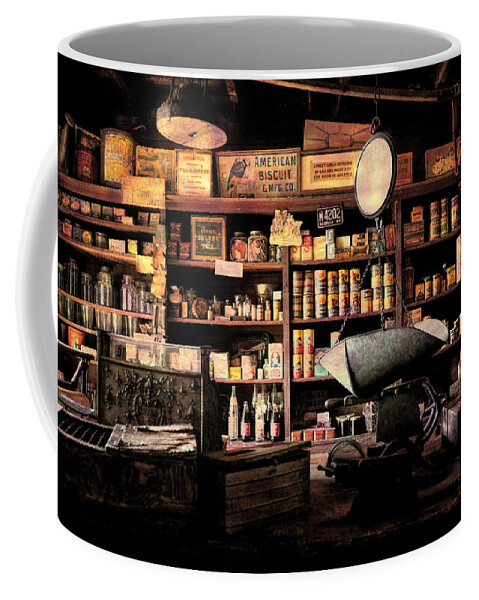 Vintage Coffee Mug featuring the photograph Vintage General Store 2 by Andrea Anderegg