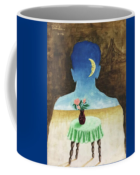 Ricardosart37 Coffee Mug featuring the painting Visions of Romance by Ricardo Penalver deceased