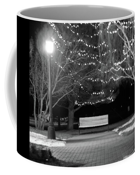 Black & White Photography Coffee Mug featuring the photograph Waiting by Sandra Dalton