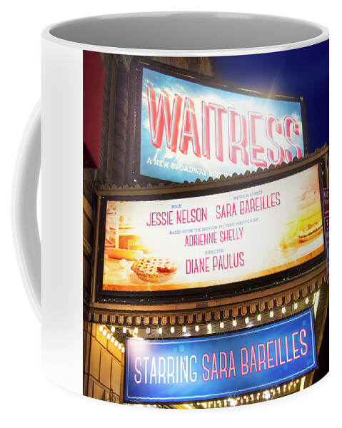 Waitress Coffee Mug featuring the photograph Waitress The Musical Starring Sara Bareilles by Mark Andrew Thomas