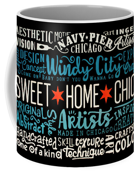 Chicago Coffee Mug featuring the photograph Wall art Chicago by Stuart Manning