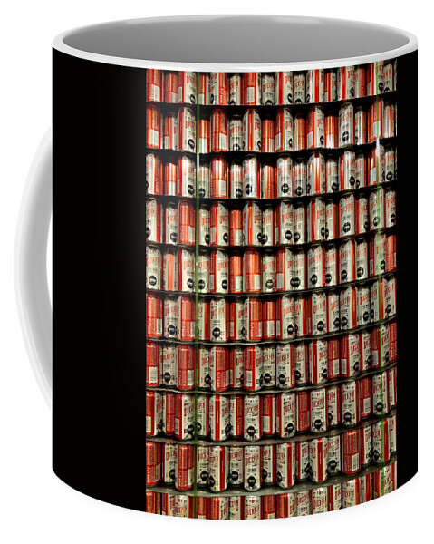 Beer Coffee Mug featuring the photograph Wall of Beer by Chris Montcalmo