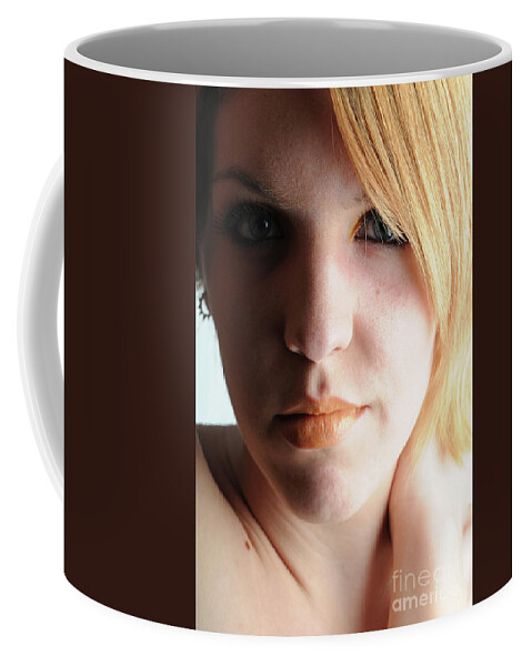 Girl Coffee Mug featuring the photograph Warming Up by Robert WK Clark
