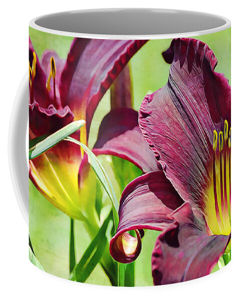 https://render.fineartamerica.com/images/rendered/default/frontright/mug/images/artworkimages/medium/2/warrior-brother-day-lilies-gaby-ethington.jpg?&targetx=2&targety=-76&imagewidth=800&imageheight=521&modelwidth=800&modelheight=333&backgroundcolor=A3D058&orientation=0&producttype=coffeemug-11