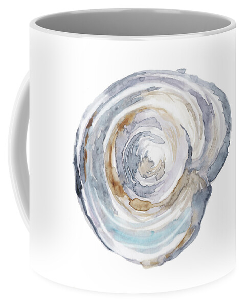 Abstract Coffee Mug featuring the painting Watercolor Tree Ring IIi by Ethan Harper
