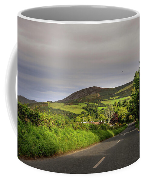 Jenny Rainbow Fine Art Photography Coffee Mug featuring the photograph Way to Sugarloaf Hill. Ireland by Jenny Rainbow
